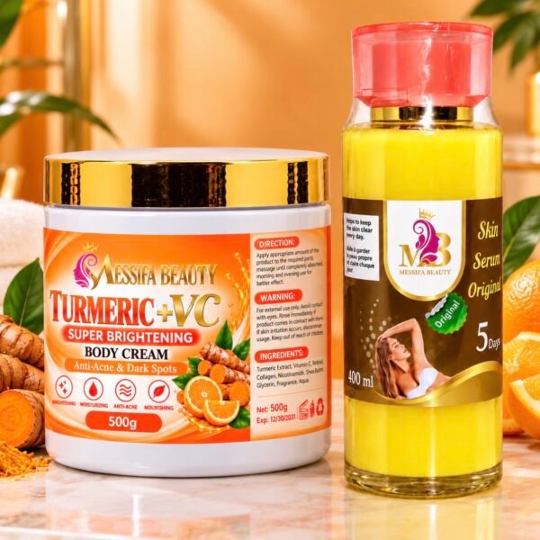 Turmeric VC body cream & serum concentre